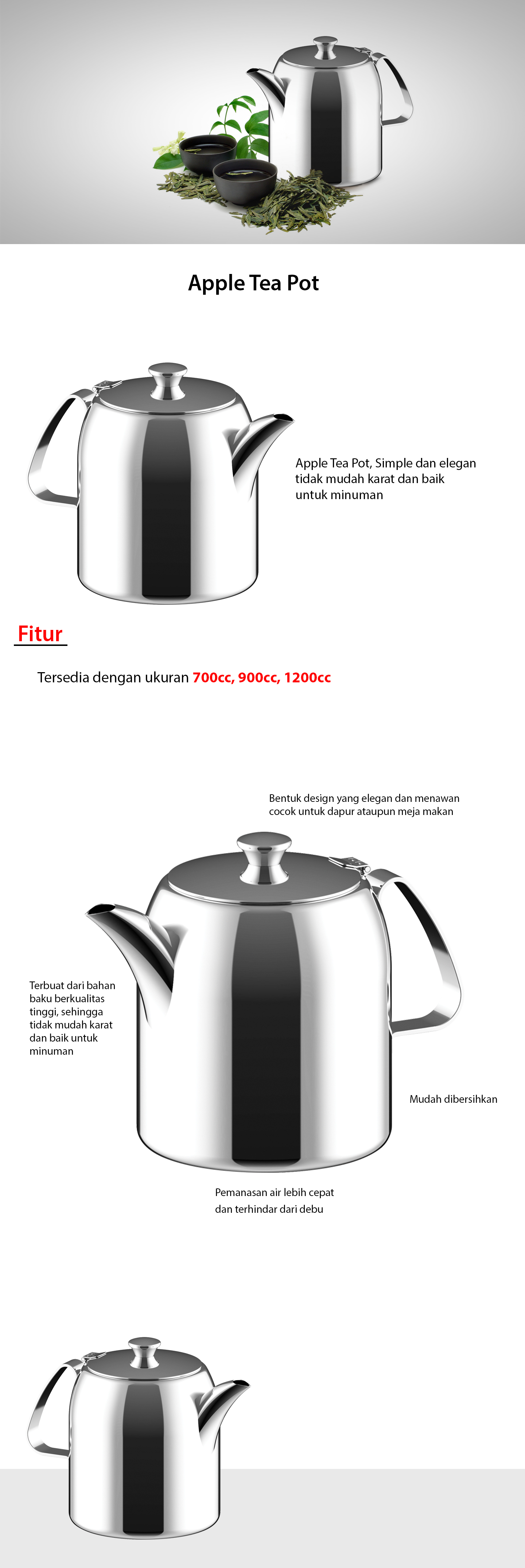 Apple Tea Pot