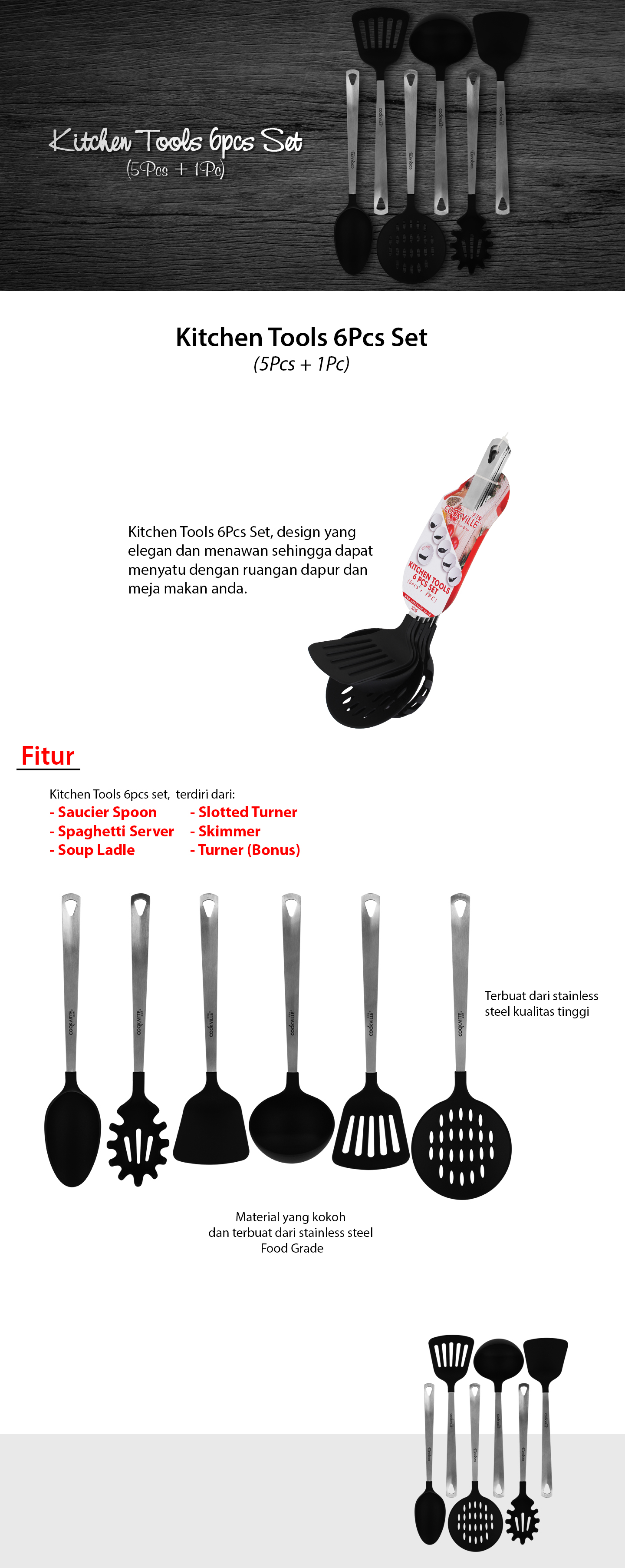 Kitchen Tools Set