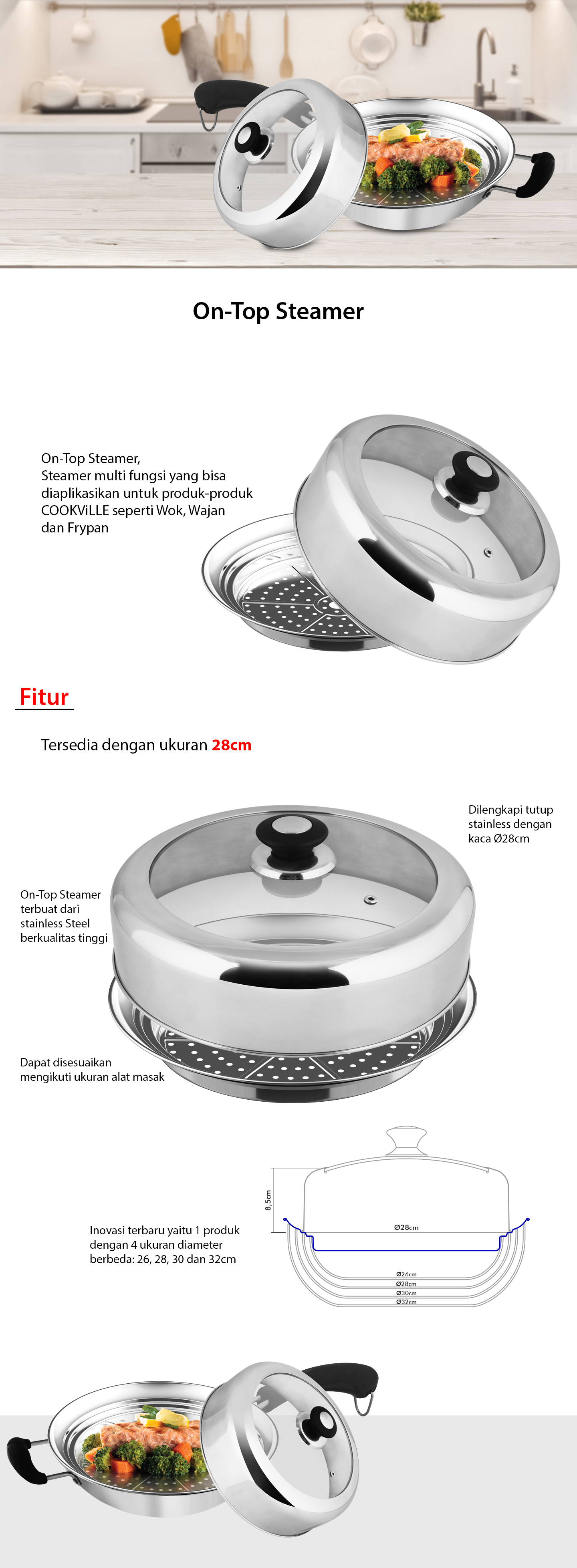 On-Top Steamer